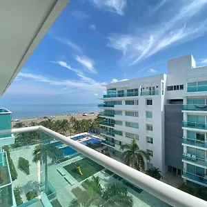 Apartamento Con Linda Vista Al Mar Primera Linea, Cartagena